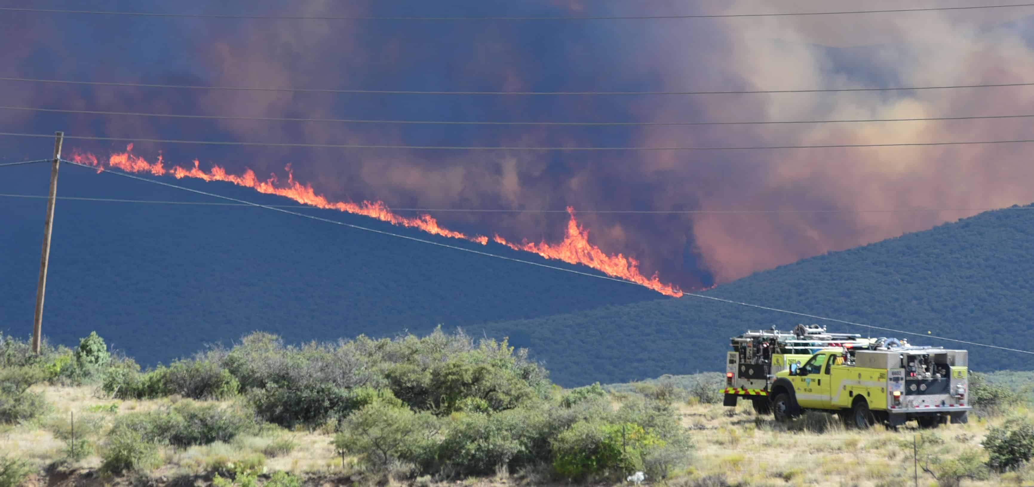 Orme Fire Burns 1,200 acres Seven Miles Northeast of Mayer